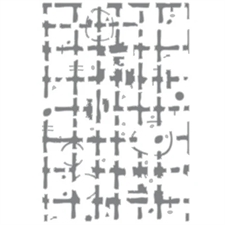 Sizzix Multi-Level Embossing Folder by Seth Apter - Grid Graph